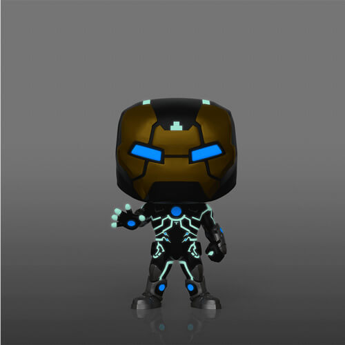 Iron Man Mark XXXIX Glow Marvel 80th An. US Excl Pop!