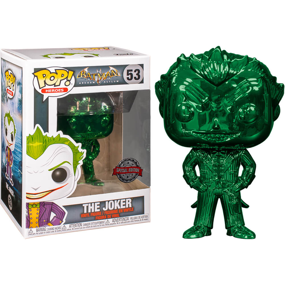 Batman Arkham azyl Joker Chrome US Exc pop!