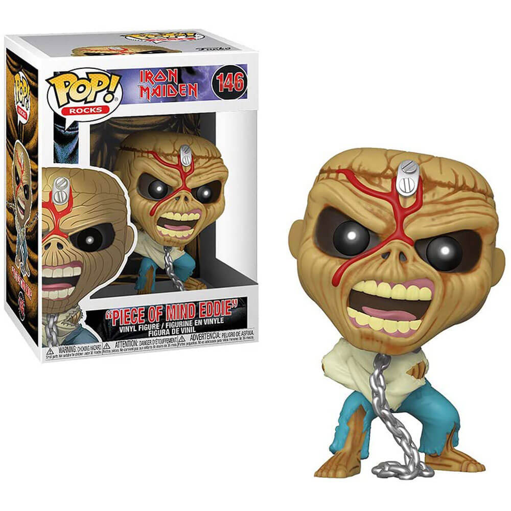 Iron Maiden Piece of Mind Skeleton Eddie Pop! Vinyl