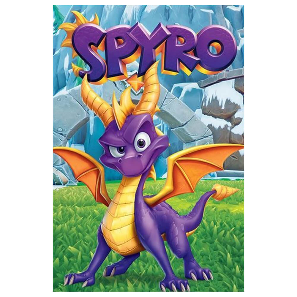 Spyro ponownie plakat trylogii