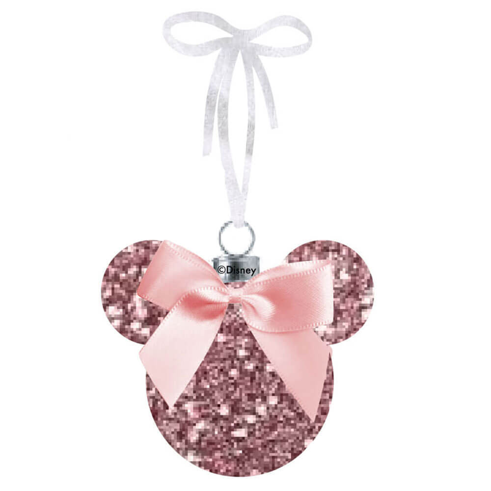 Disney Minnie Christmas Glitter Bauble (eske)