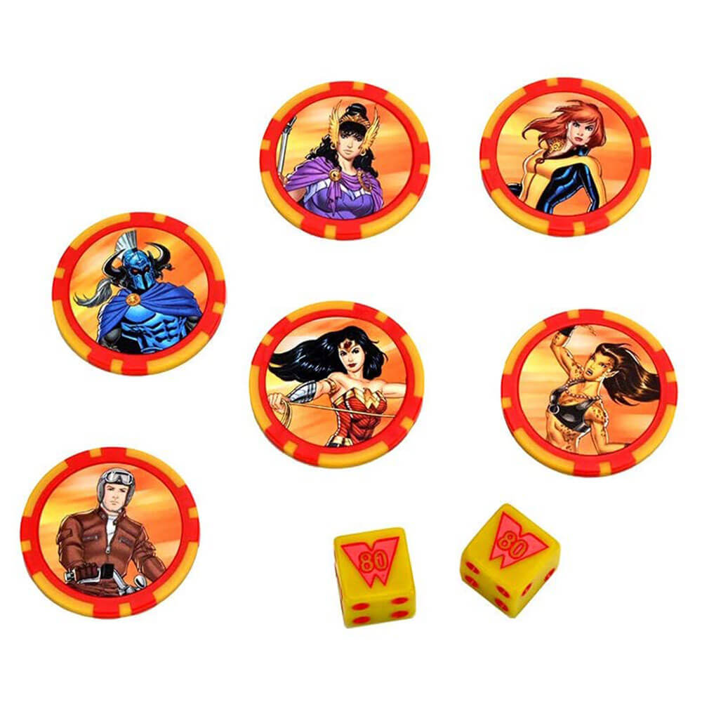 DC Comics Heroclix Wonder Woman 80th Dice and Token Pack