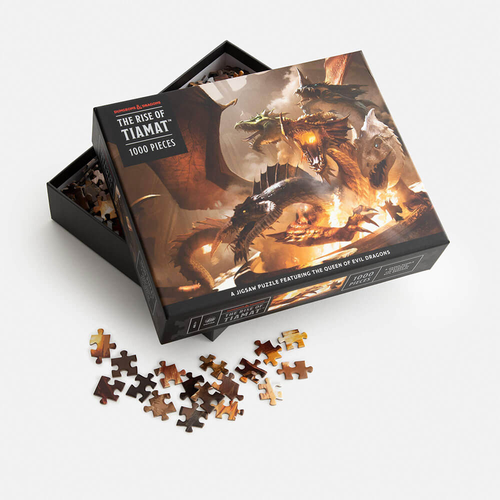 D&D Dungeons and Dragons The Rise of Tiamat Dragon Puzzle