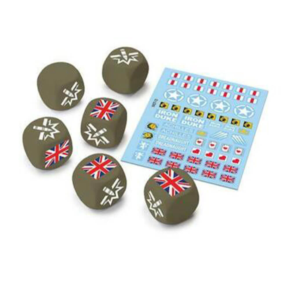 World of Tanks Minis Game Activado Pack Dice Set