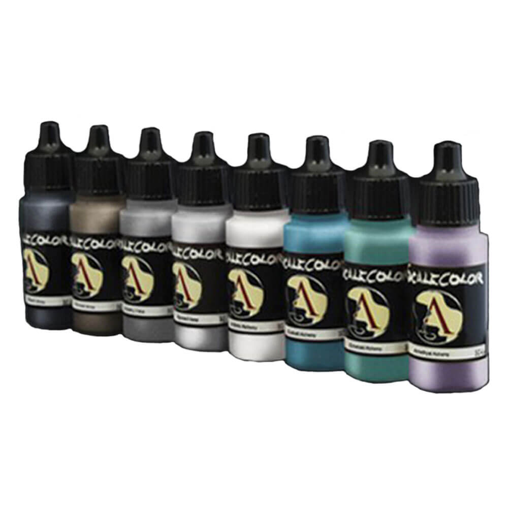 Färger 75 Scalecolor Metal & Alchemy Paint Set 17 ml