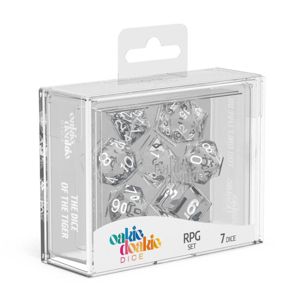 Oakie Doakie RPG Set Translucent Dice 7pcs