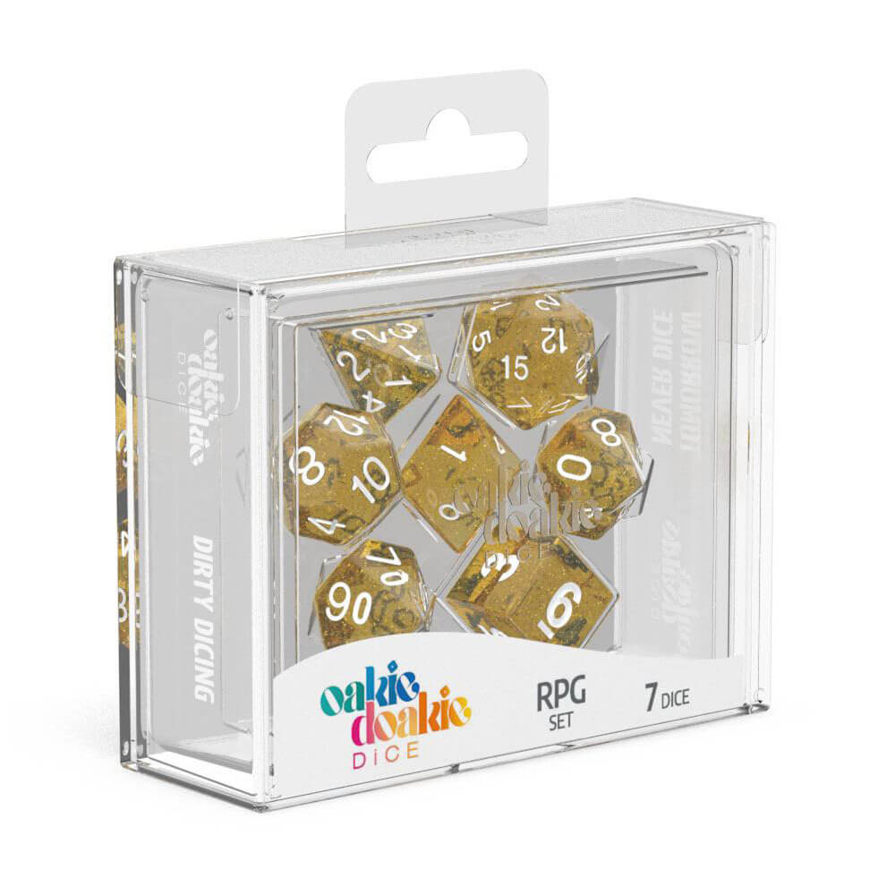 Oakie Doakie RPG Set Speckled Dice 7sts