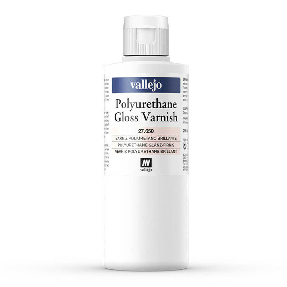 Varnis de polyuréthane à base d'eau de Vallejo 200 ml