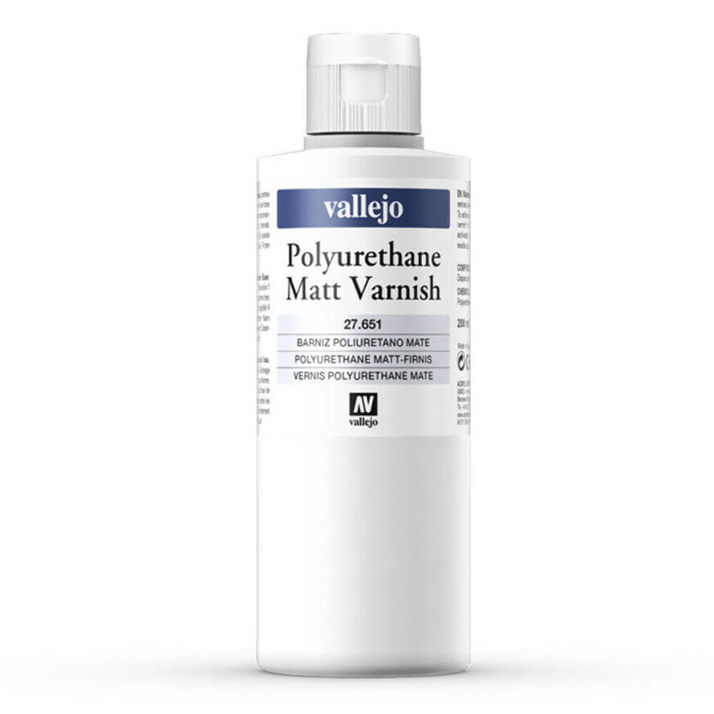 Varnis de polyuréthane à base d'eau de Vallejo 200 ml