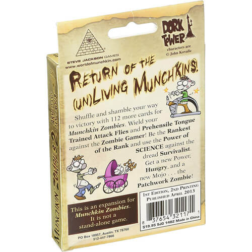 Munchkin Zombies 2 Armed and Dangerous Board Game