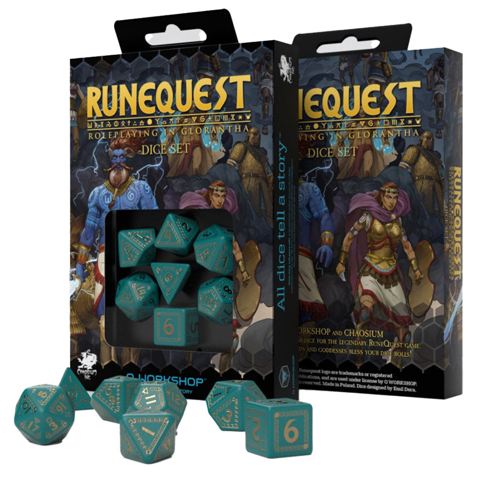 Q taller RunEquest Dice Set 7pcs