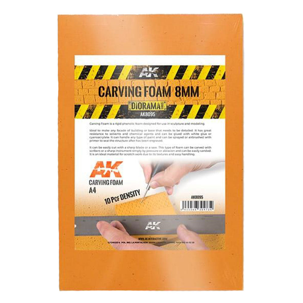 AK Interactive Sharving Foam Modelling Kit 8mm