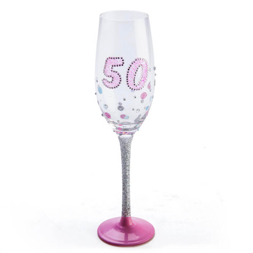 Födelsedag Sparkle Champagne Flute