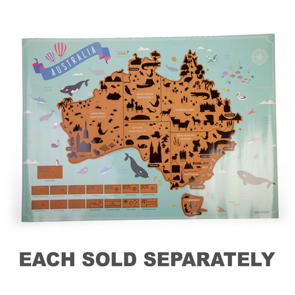 Scratch Me Away Australia Travel Map