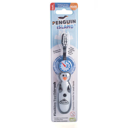 Flashing Penguin Toothbrush