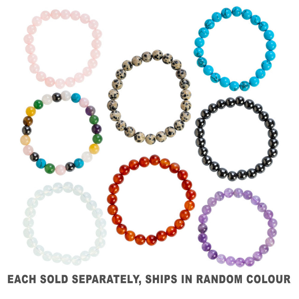 Gemstone Power Bead Bracelet (1pc Random Style)