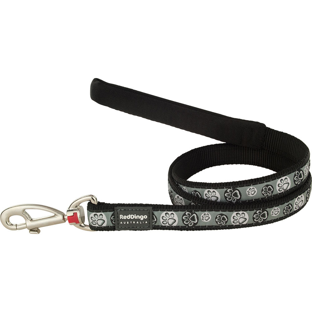 Path Impressions Dog Lead (negro)