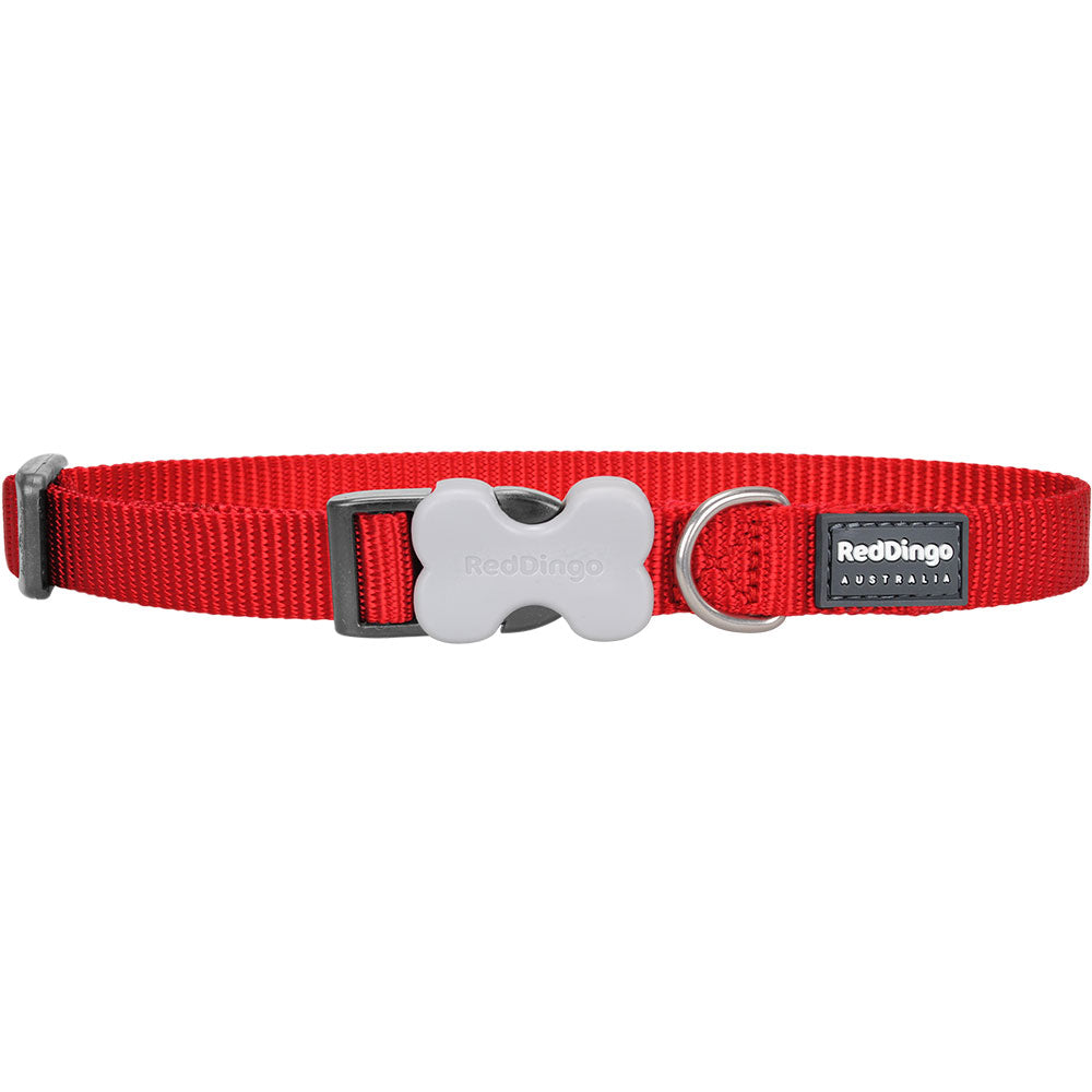 Collar de perro clásico (rojo)