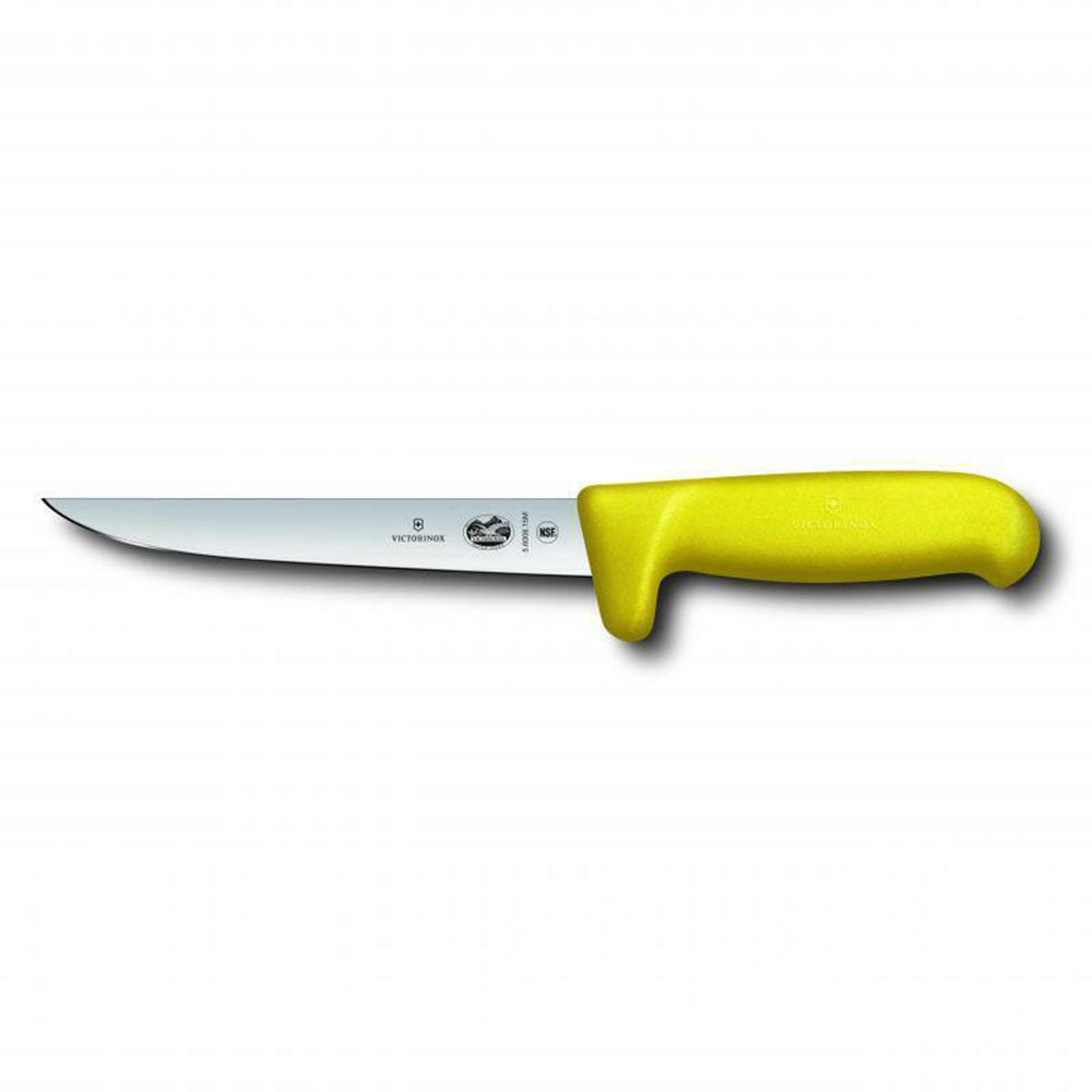 Fibrox säkerhetsgrepp brett blad boning kniv 15 cm