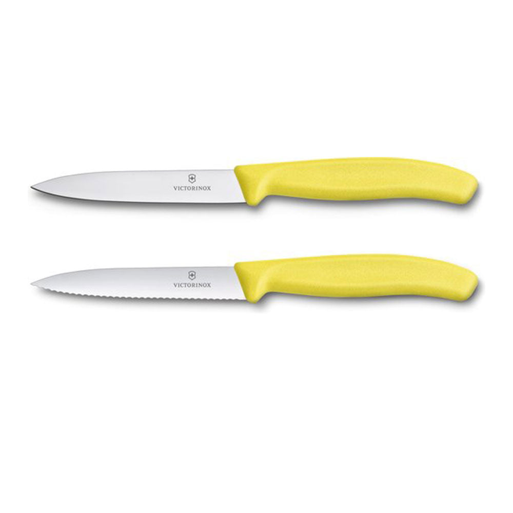 Victorinox pointu du couteau de mise en œuvre dentelé 2pcs 10cm