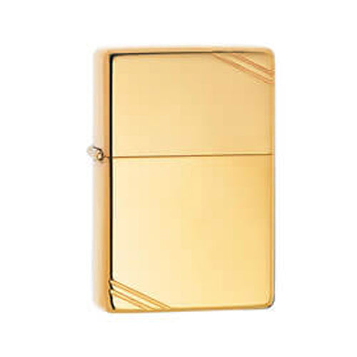 Zippo High Polish Vintage with Slashes Lighter