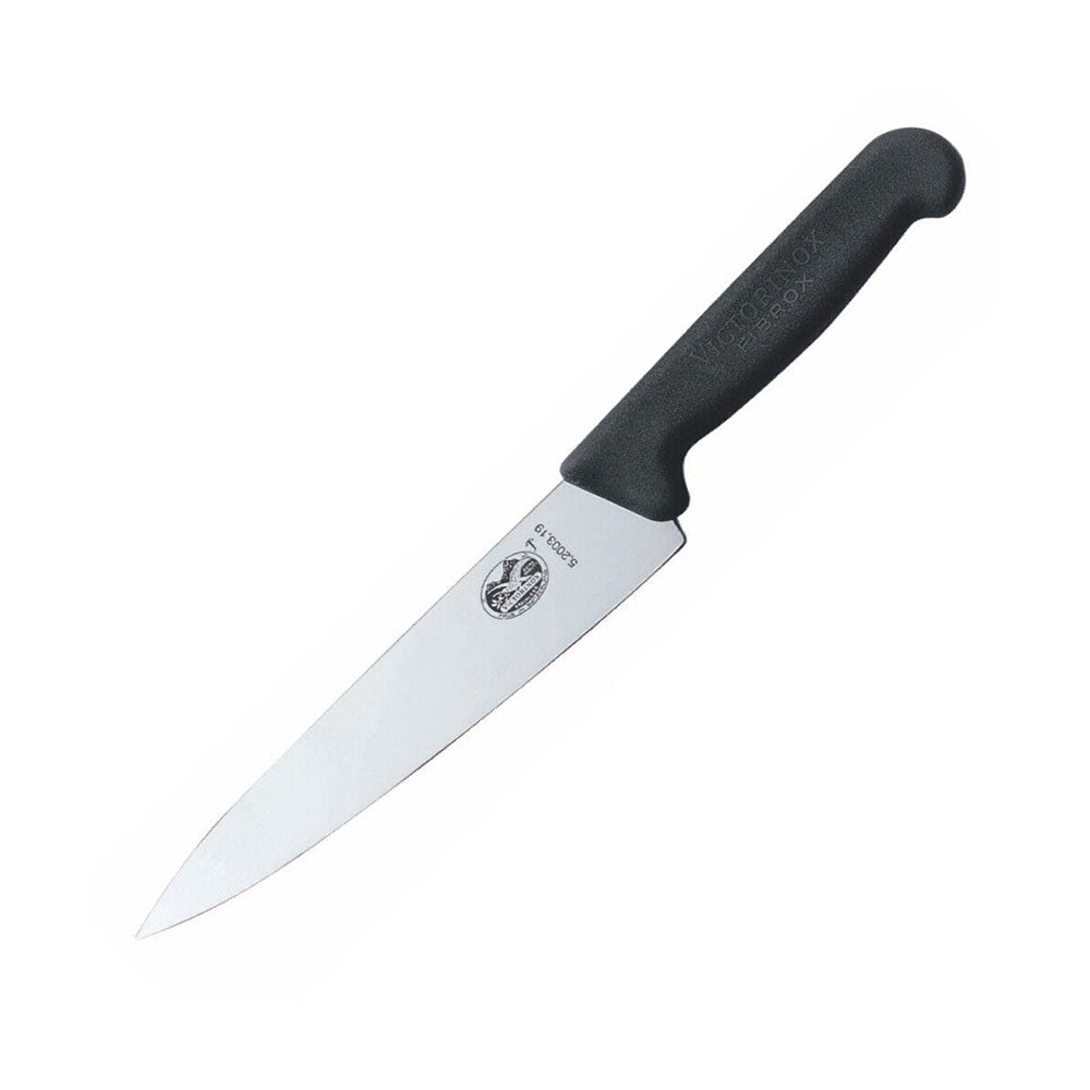 Victorinox kookt snijmes fibrox handvat (zwart)