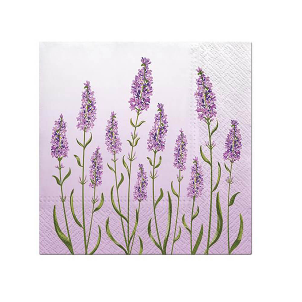 Paw Lavender Lunchserviette 33 cm (20 Stück)