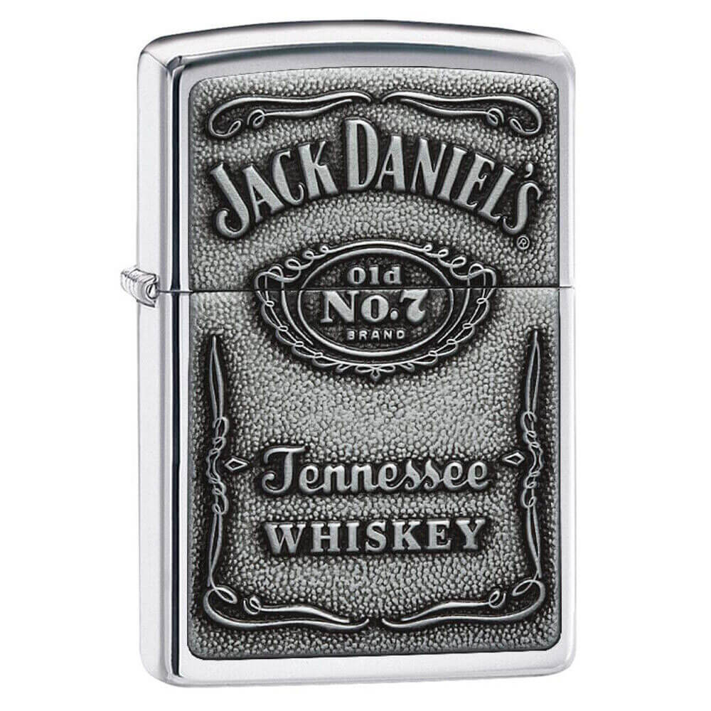  Jack Daniels Label Chip High Polish Feuerzeug