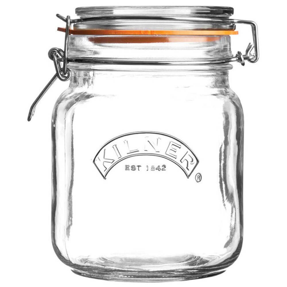 Kilner Clip Top Square Jar (klar)