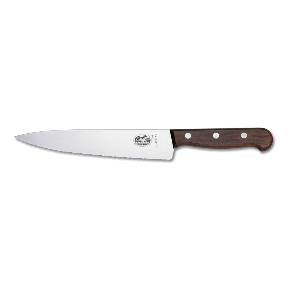 Victorinox Cooks Wavy Edge Sharving Knife (Rosewood)