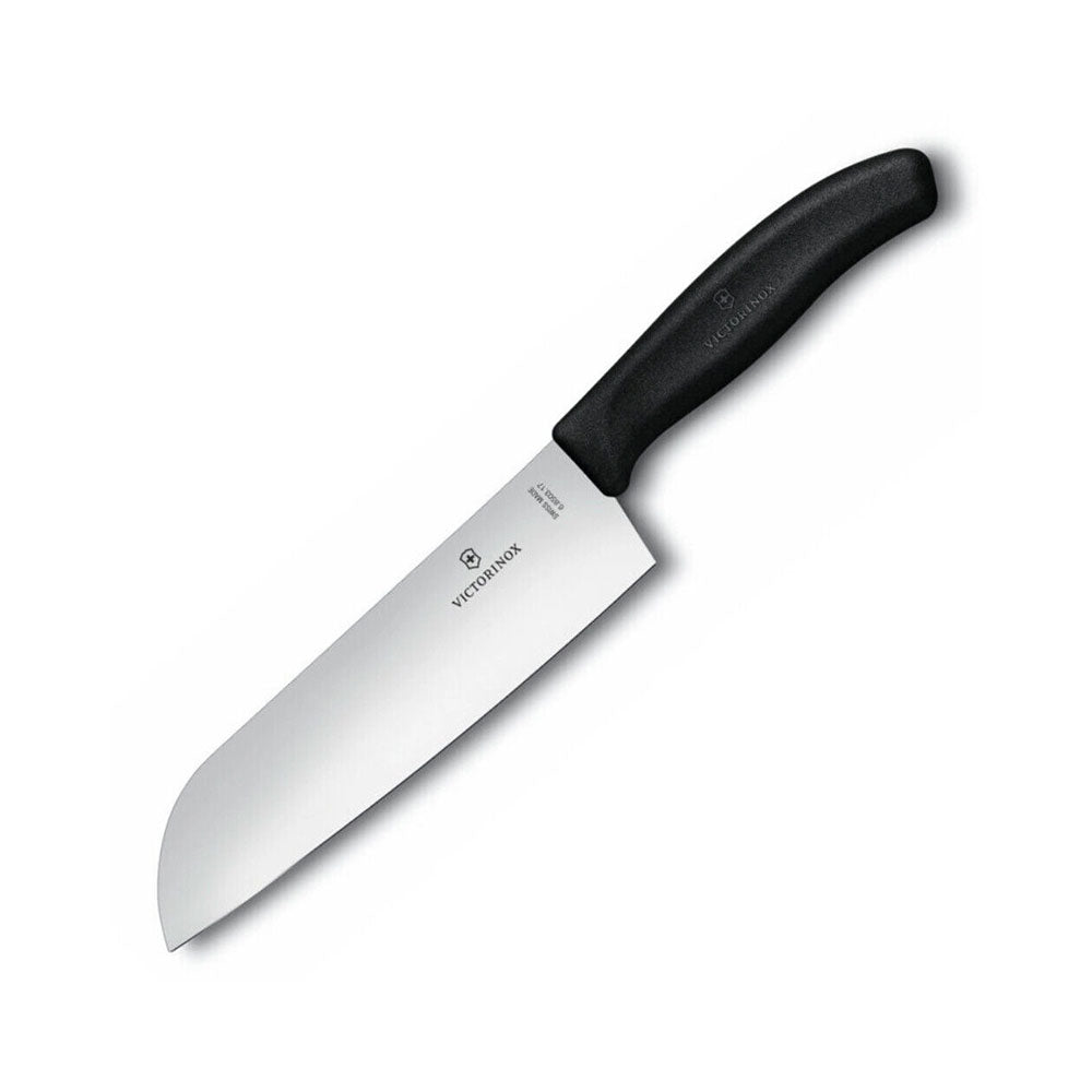 Blade larga clássica Santoku Knife 17cm (preto)