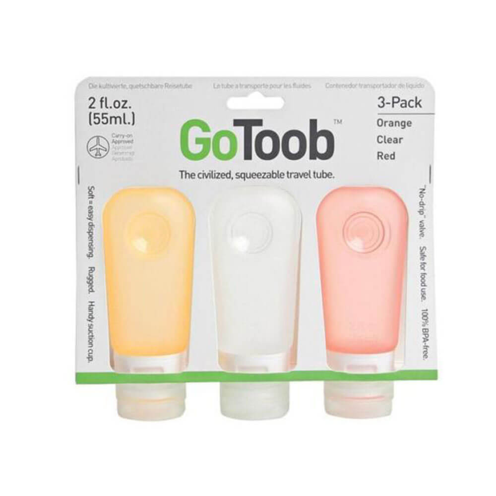 GoToob 3pk Travel Tubes