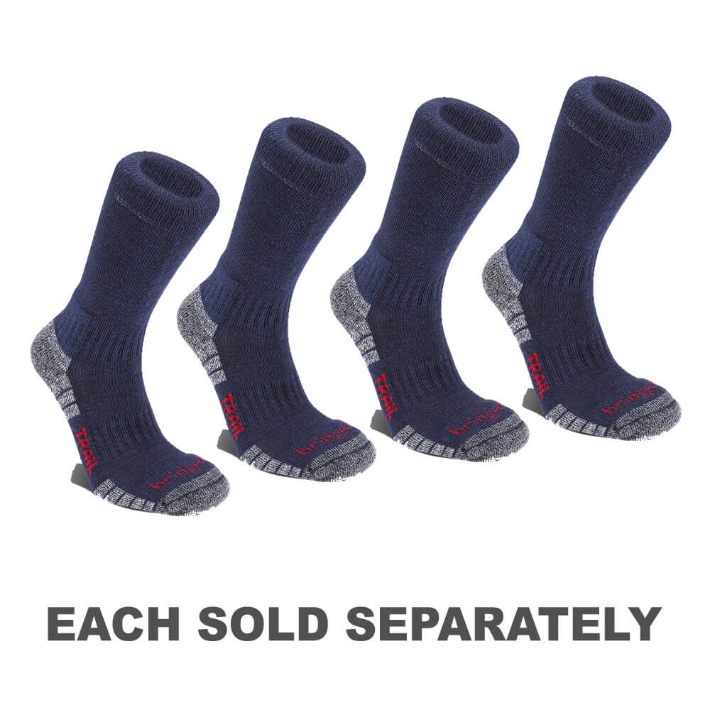 Hike Lightweight Performance Navy/Grey Sock