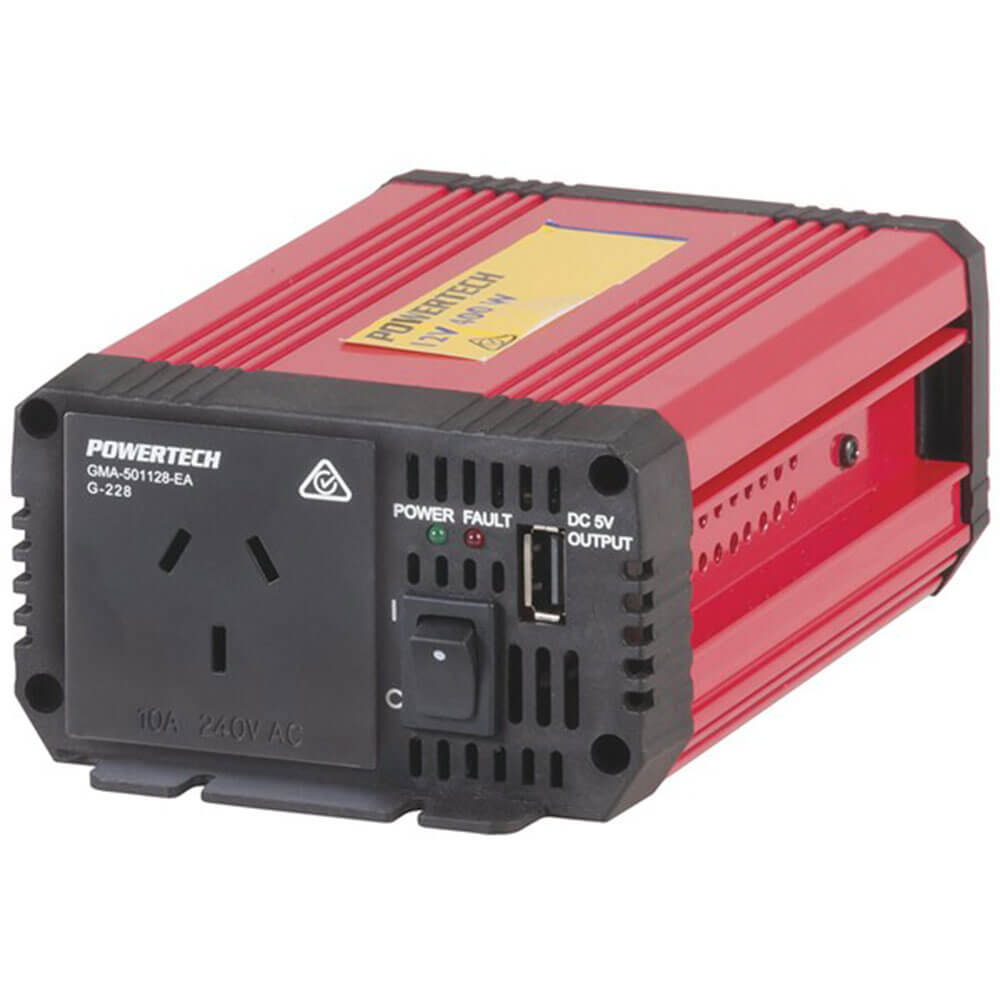 Inverter sinusovado modificado de 12VDC a 240 VAC con USB con USB