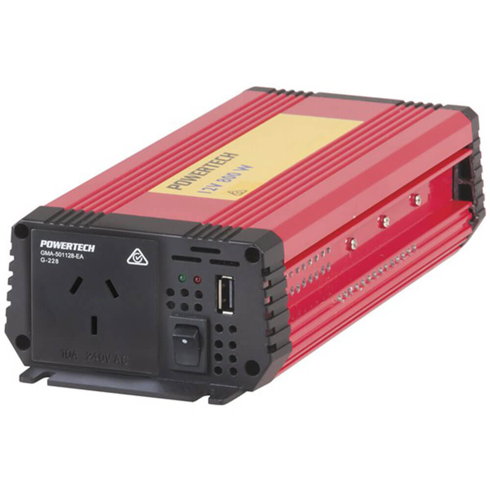 Inverter sinusovado modificado de 12VDC a 240 VAC con USB con USB