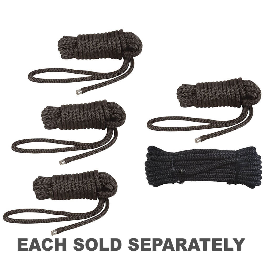 Dock/Mooring Line Black Nylon