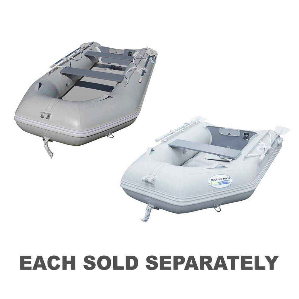 Inflatable PVC Boat with Air Deck (Grey)