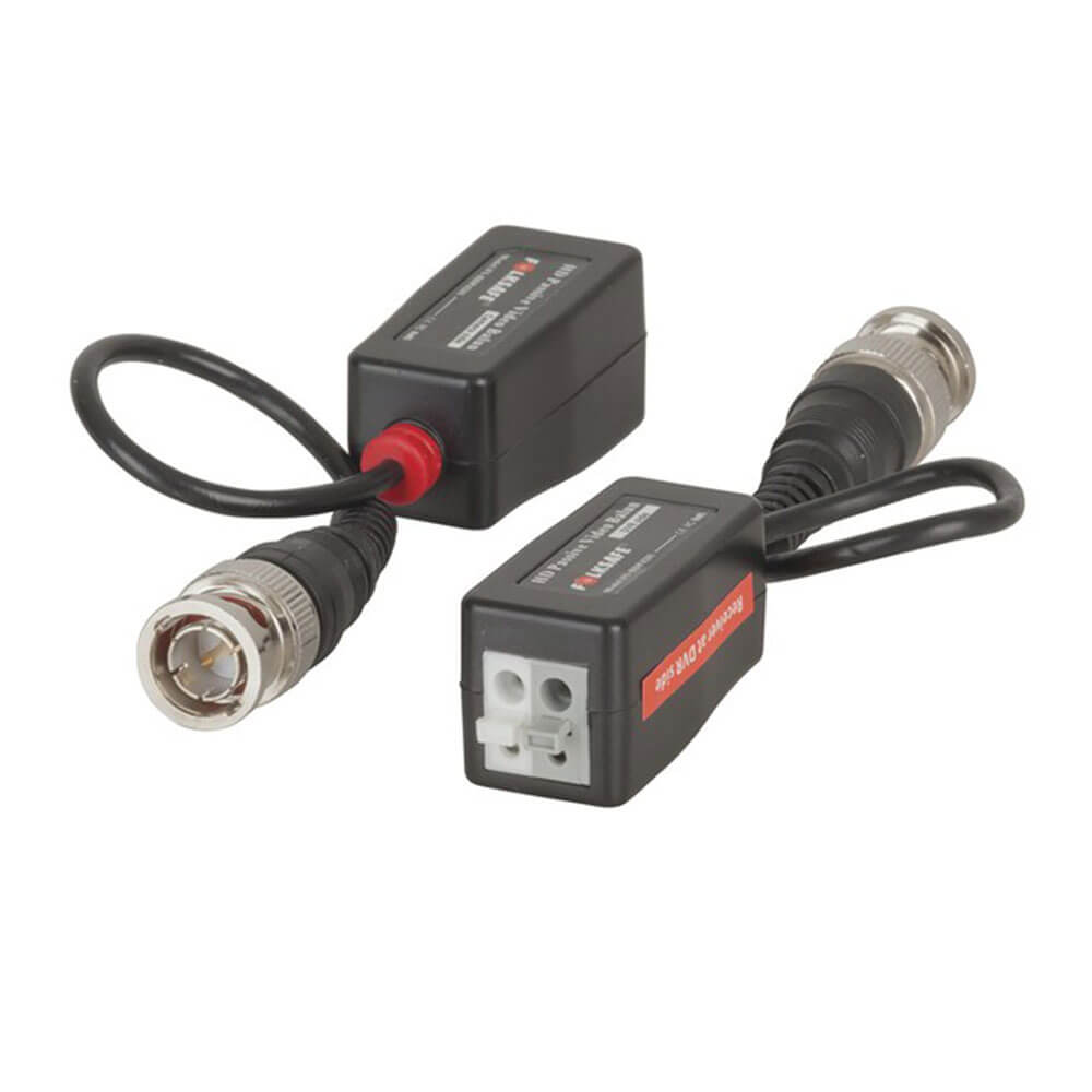 Video Balun Kit (300m BNC Co-Axial to Cat5e/6 UTP AHD)