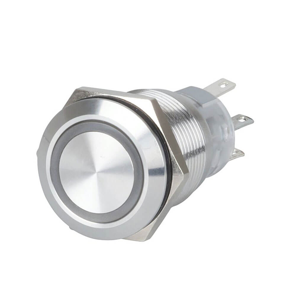 Interruptor de empuje de metal IP67 IP67 iluminado