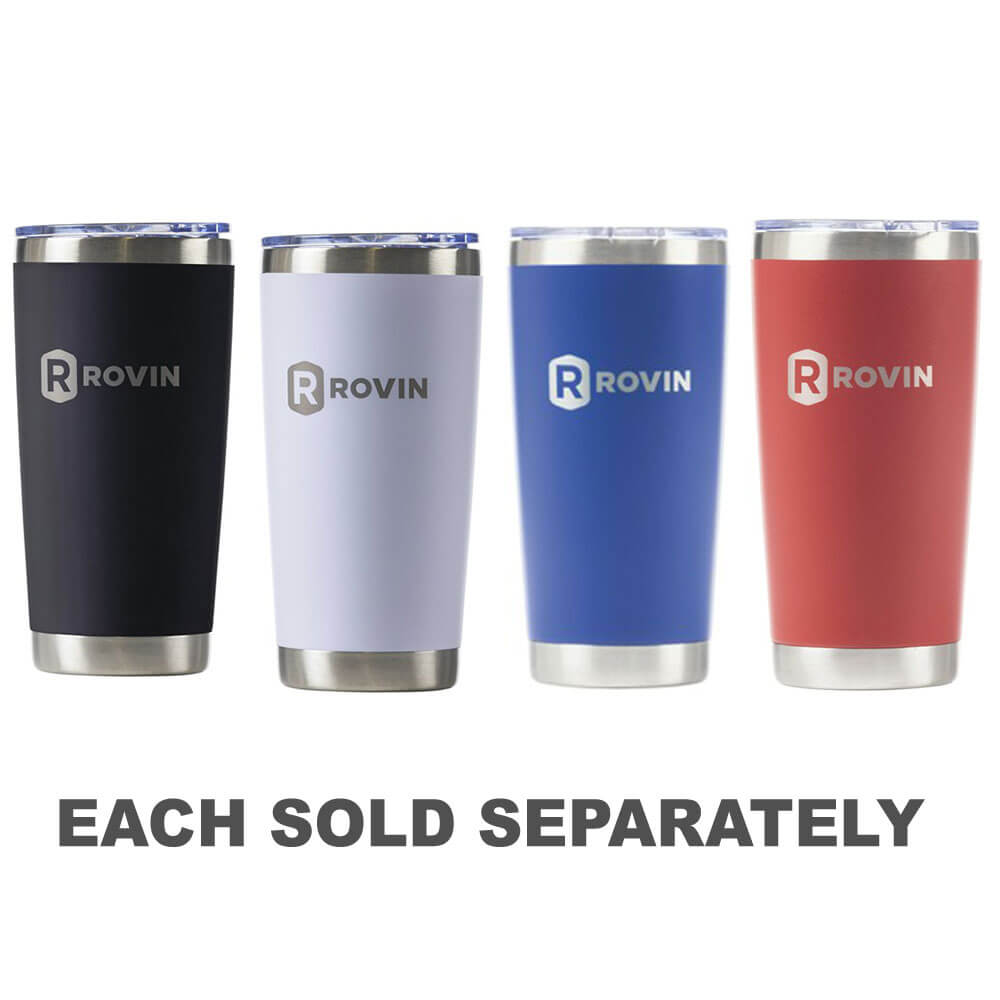 Rovin Stainless Steel Cup with Push Lid (590mL)