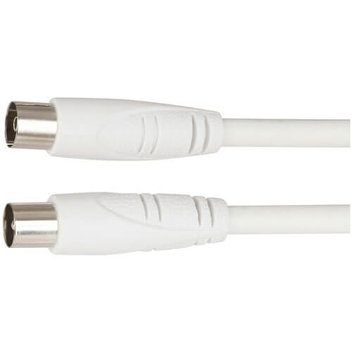 TV Coaxial Cable White 1.5m