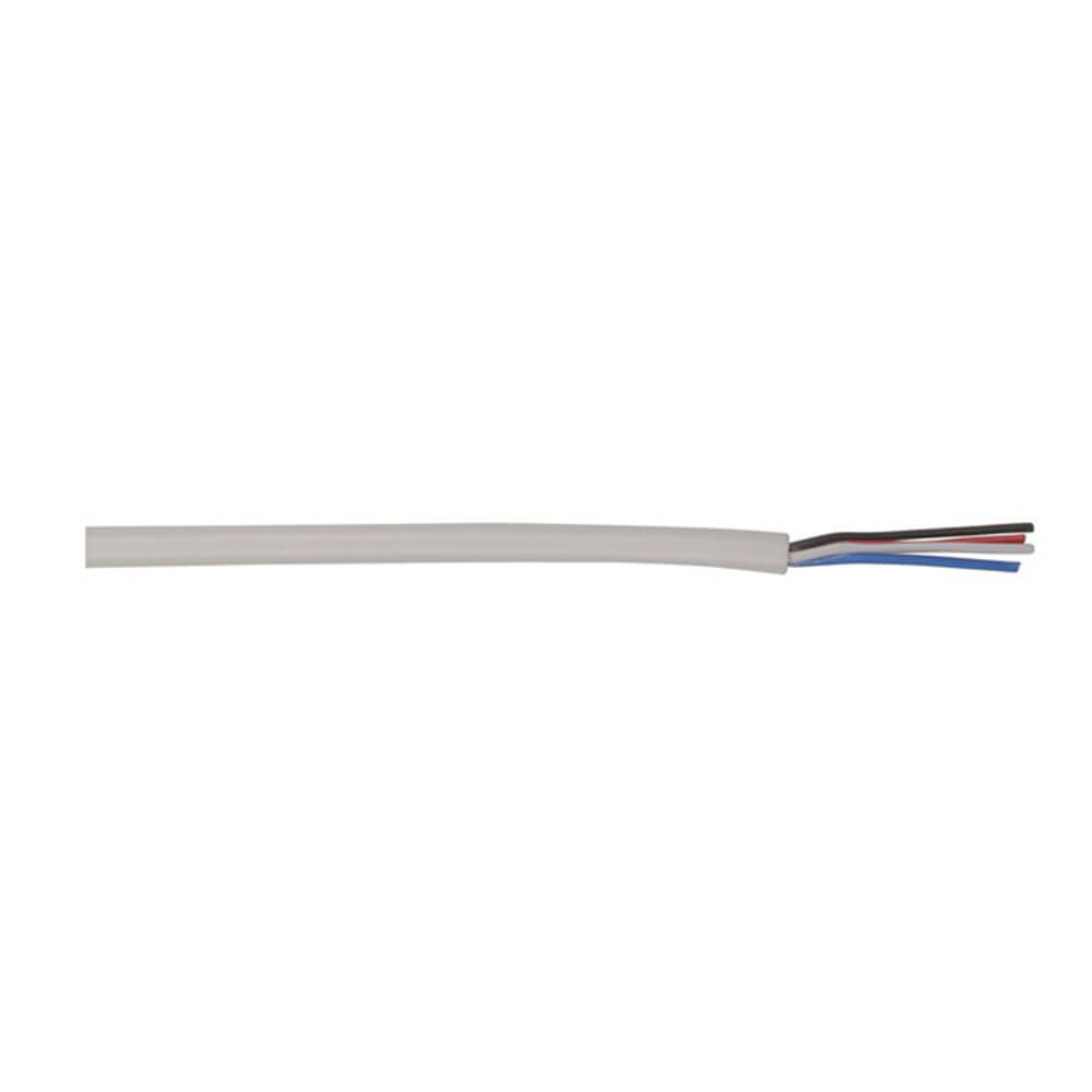 Sikkerhetssystem 4 Core Alarm Cable (White)