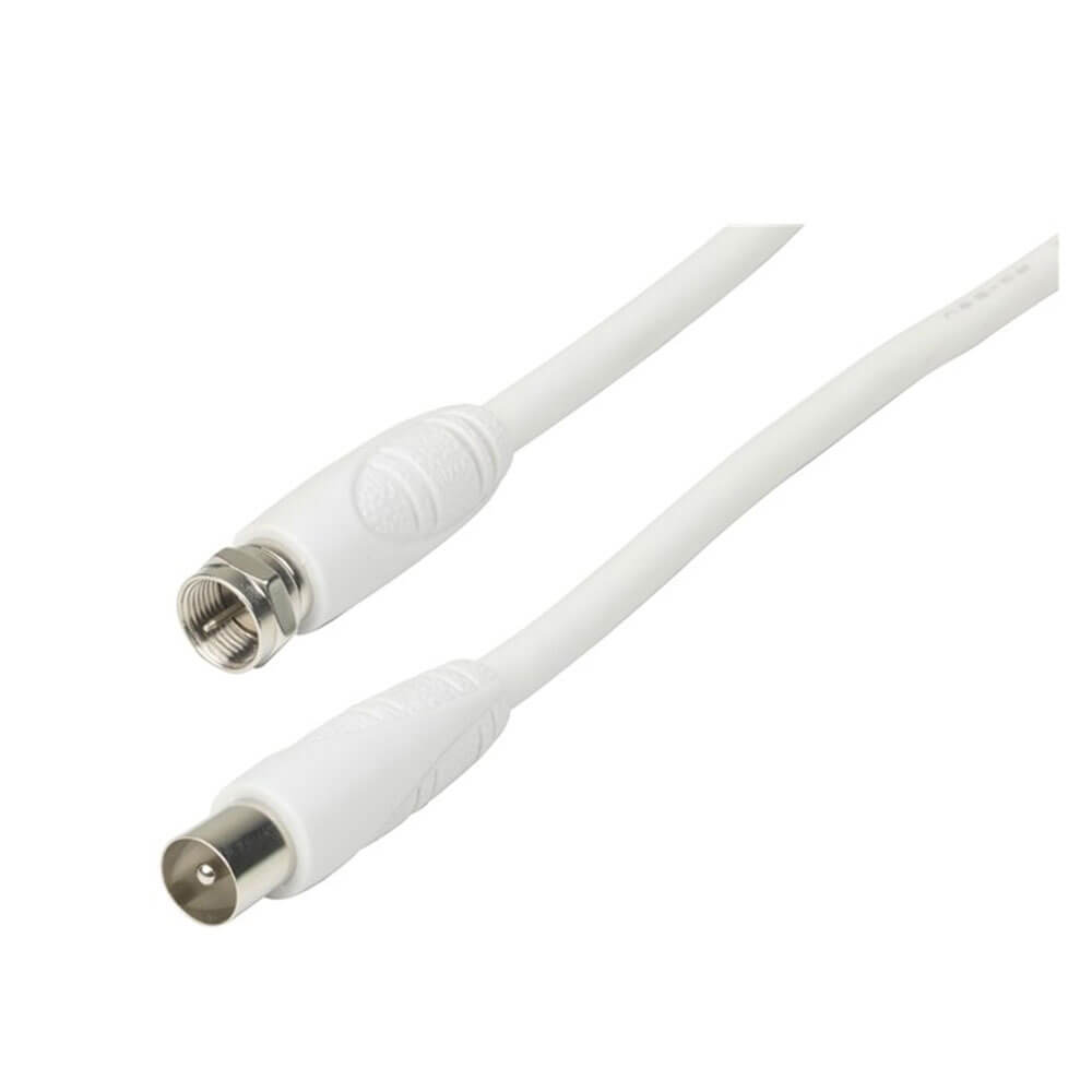 F-typ plug till TV koaxial plug-kabel 1,5 m