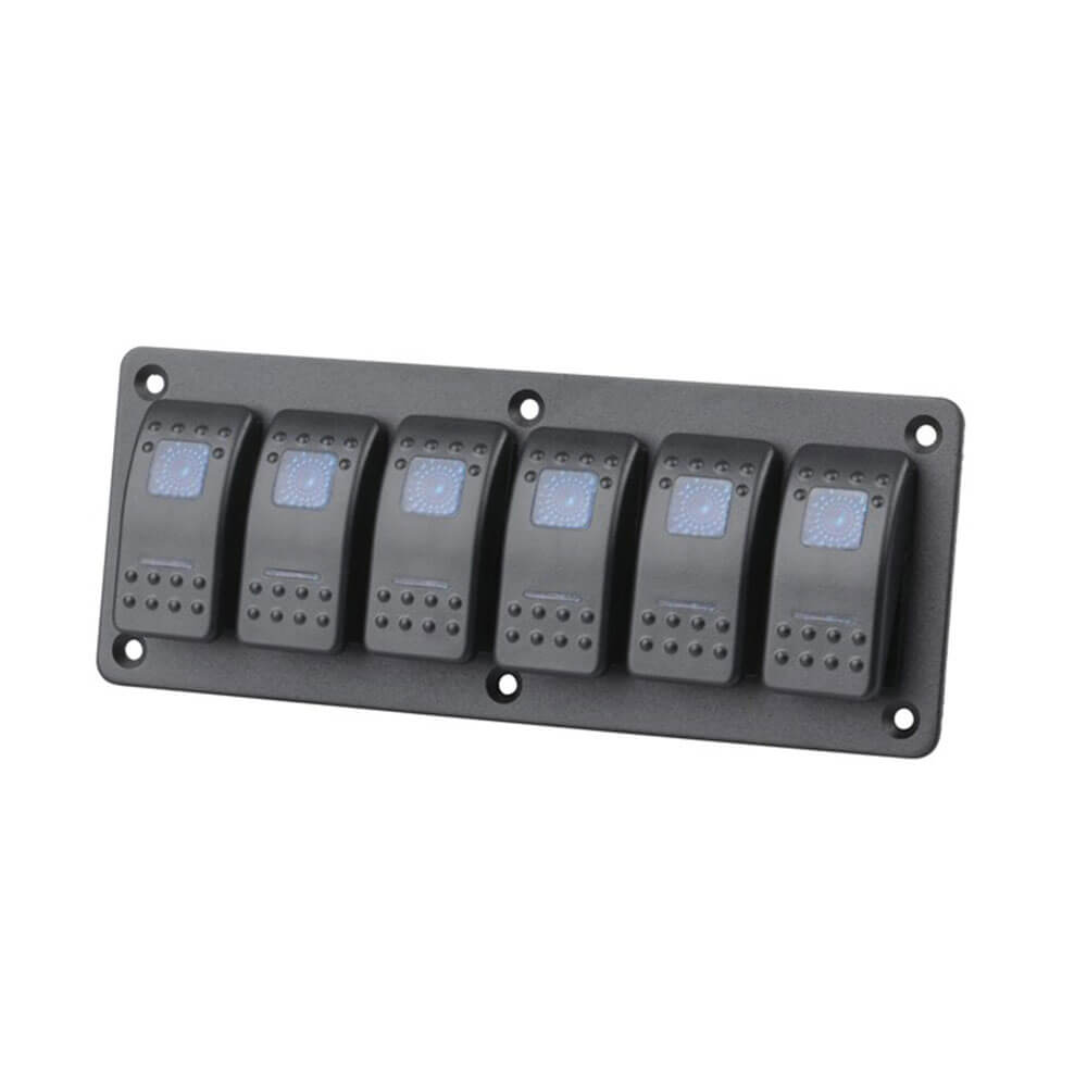 Illuminated Rockers Switch Panel (Blue LED)