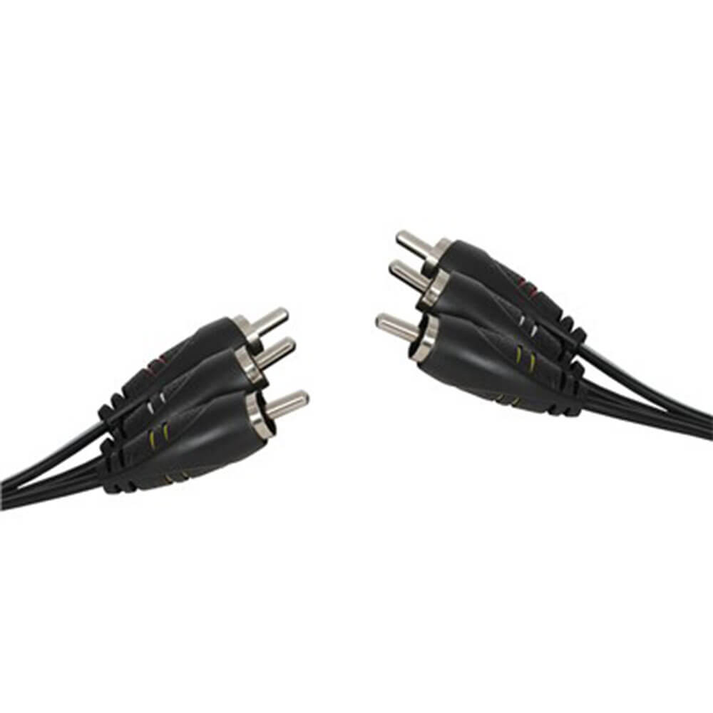 3 bouchons RCA pour brancher le câble de connexion audio visuelle