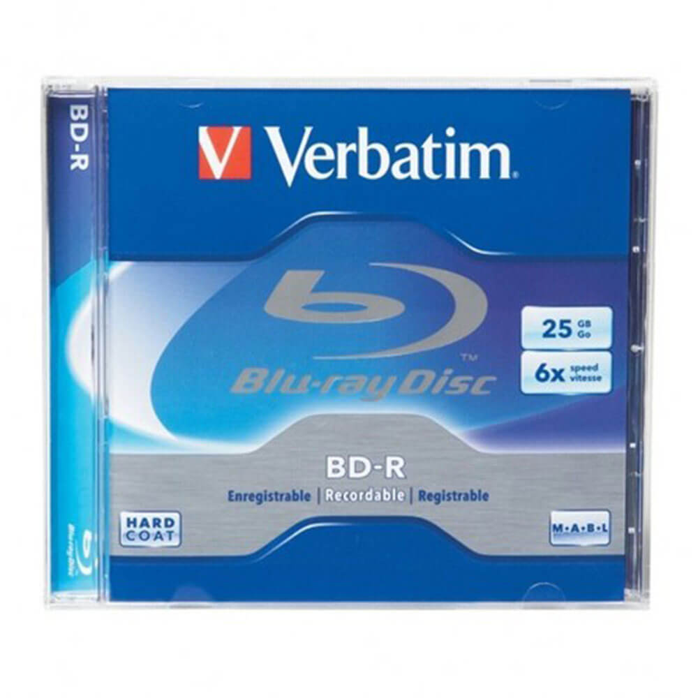 Letterlijk blu-ray schijf met case (25 GB)