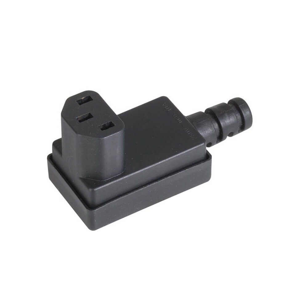 Right Angled IEC320 C13 Line Socket