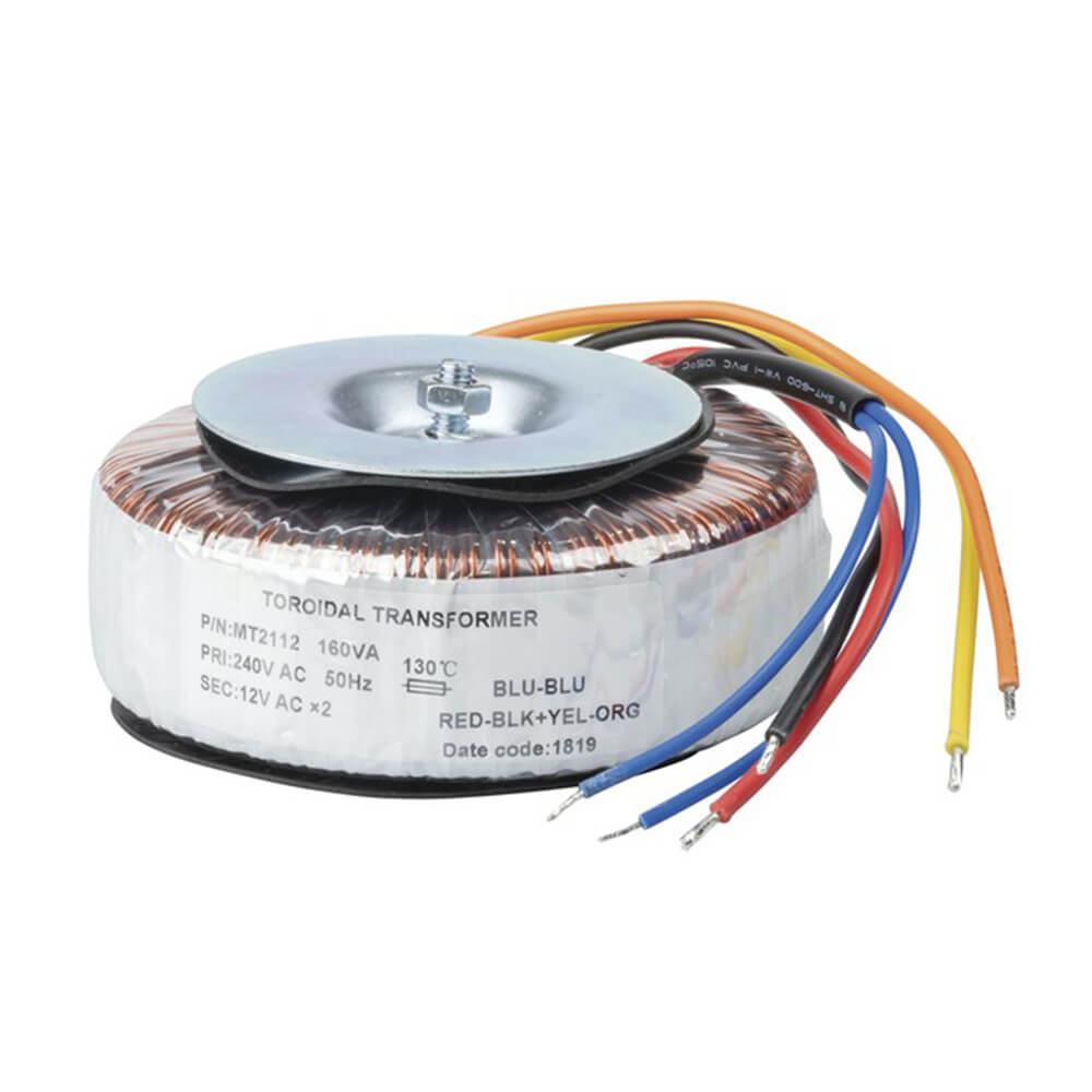 Transformador toroidal de bajo perfil (12+12V)