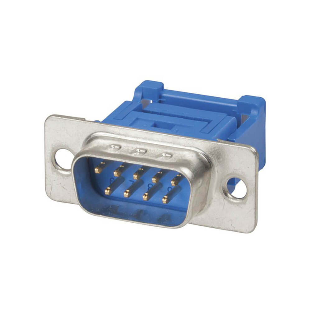 Conector IDC masculino para soporte de línea con conchas traseras