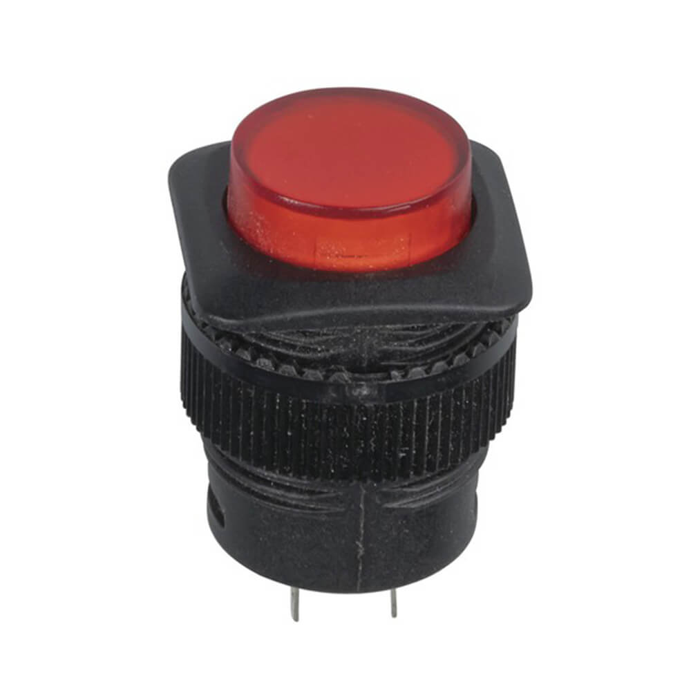 SPST LED upplyst switch (250V)